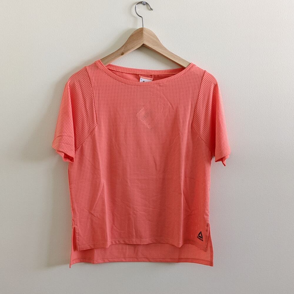 Reebok Perforated Tee Size XS Athletic Running Workout
